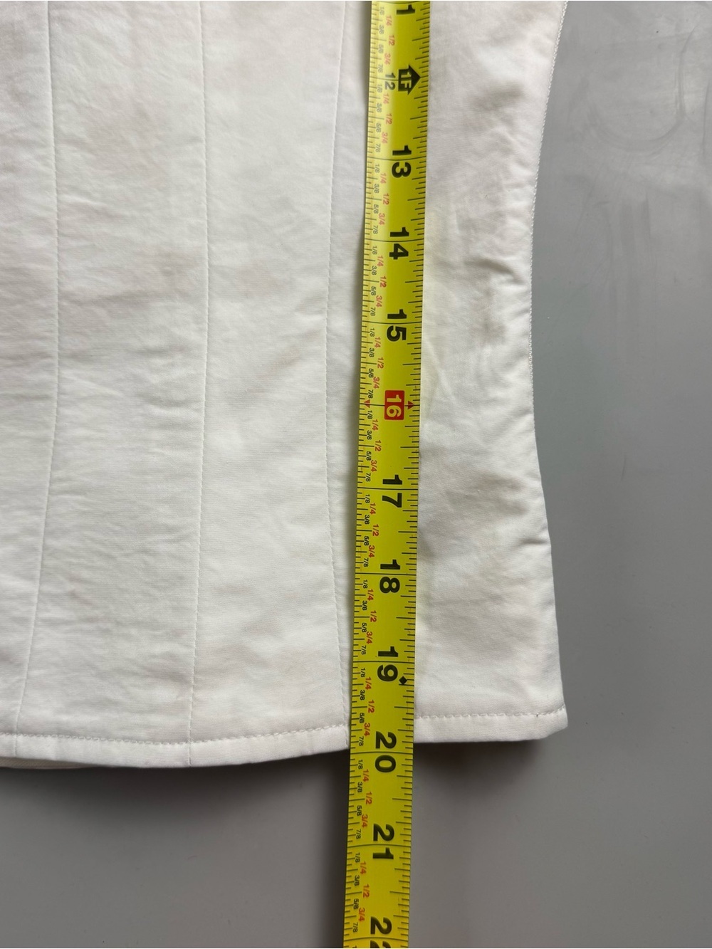 Dairy Boy American Cream Square Neck Cap Sleeve Corset Top Boning White 10 - Picture 7 of 11